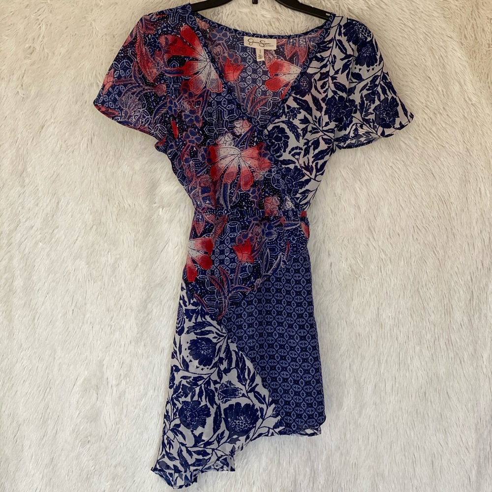 Jessica Simpson Maternity Floral Tunic Size L - Picture 6 of 10